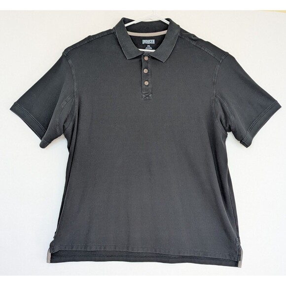 Duluth Trading Mens 2XL No Polo Red & Black Relaxed Fit Short Sleeve Shirt - Picture 6 of 9